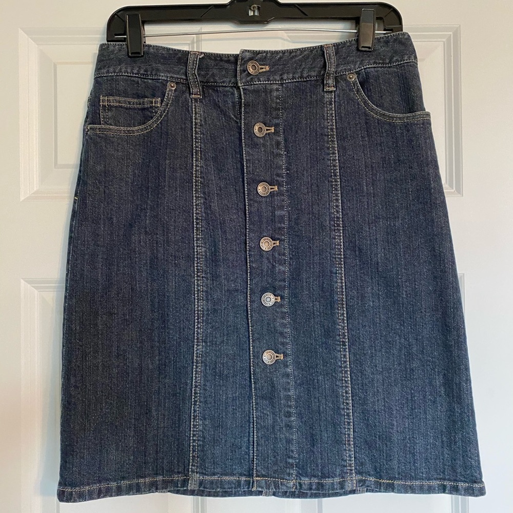 Talbots women’s jean skirt